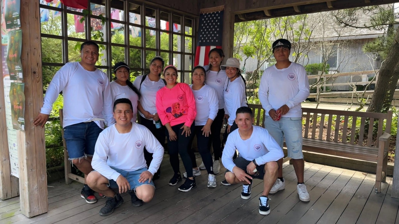 Maria and the Maria's Cleaning Company team on Long Island
